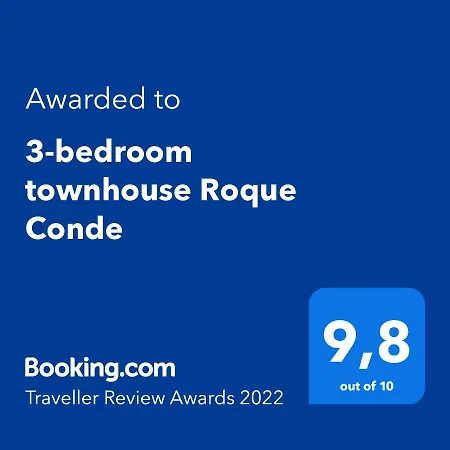 Holiday home 3-bedroom Townhouse Roque Conde *
